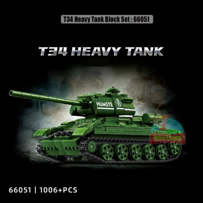 T34 Heavy Tank Block Set : 66051